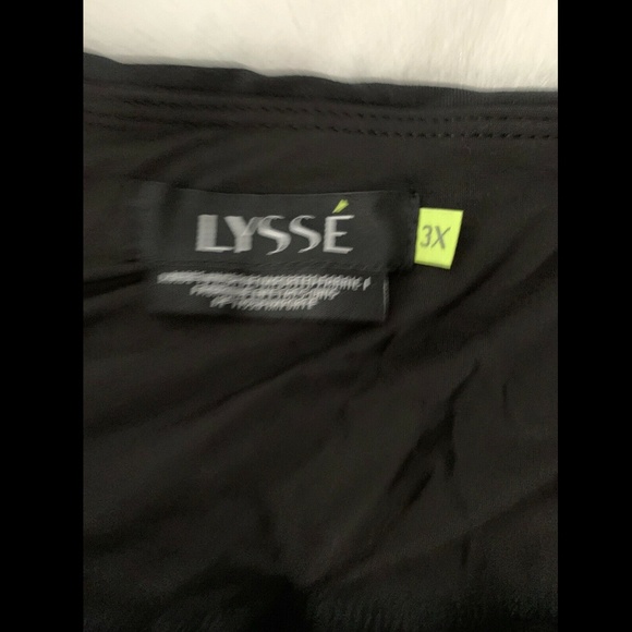 NWT! Lyssé Control Top Capri Leggings Black SZ 3X - Picture 4 of 9